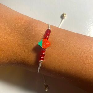 Red Strawberry bracelet🍓